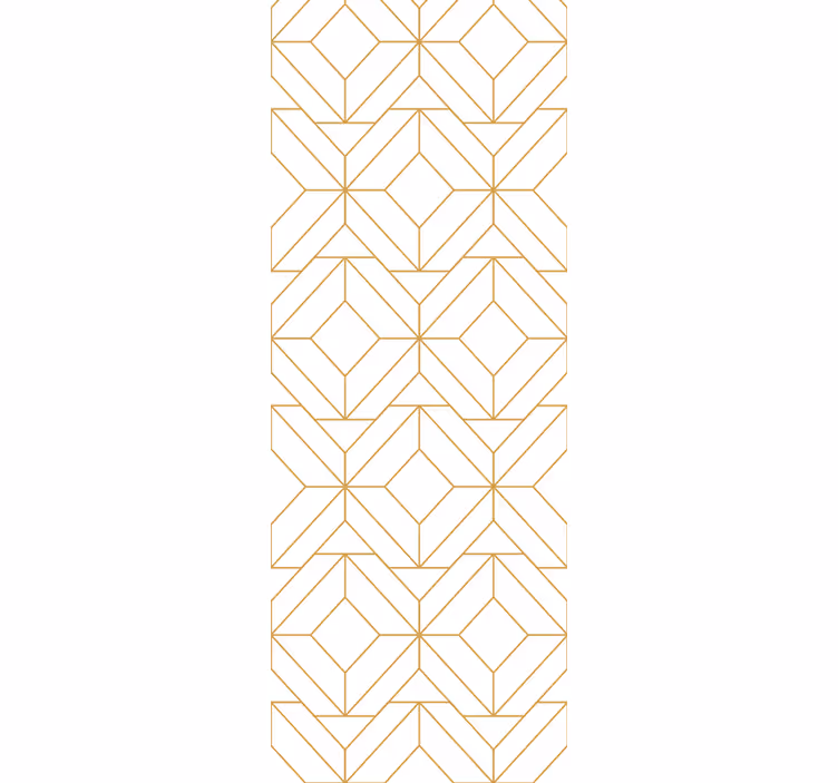 Geometric Cubes geometric wallpaper - TenStickers