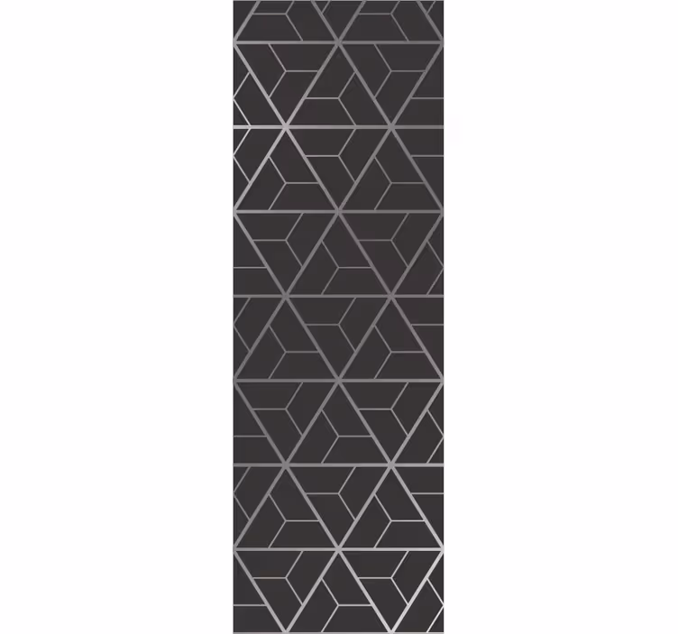 Geometric Cubism geometric wallpaper - TenStickers