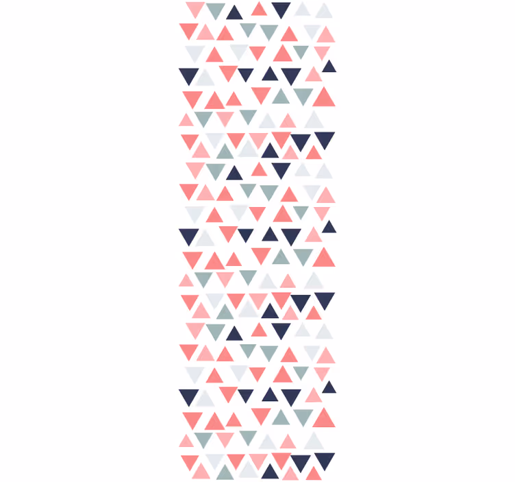 Geometric Triangle Motif geometric wallpaper - TenStickers