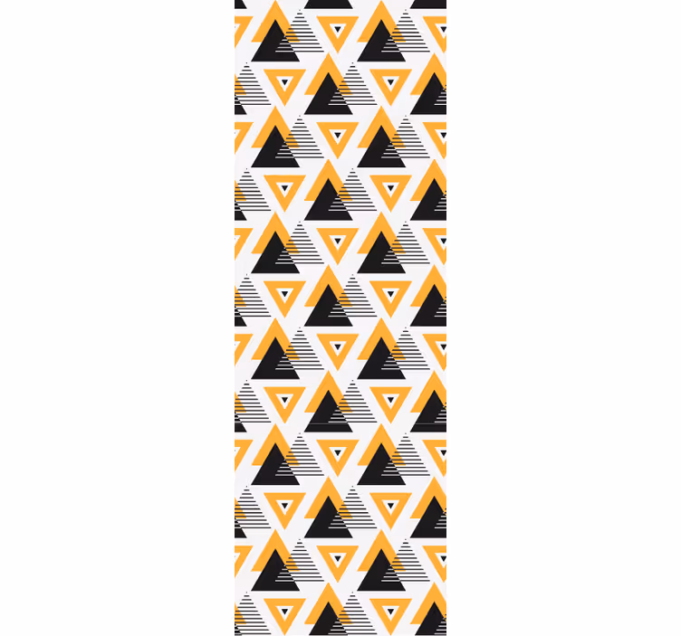 Geometric Triangle Fusion geometric wallpaper - TenStickers