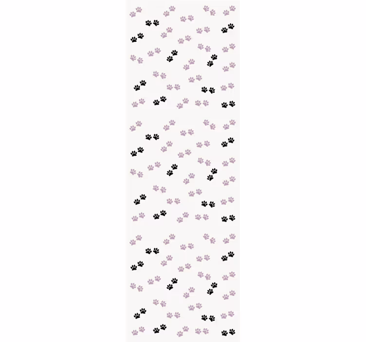Paw Print Patterns dogs wallpaper - TenStickers