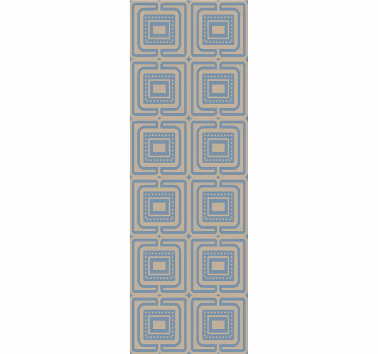 Bronze and dark blue squares texture wallpaper - TenStickers