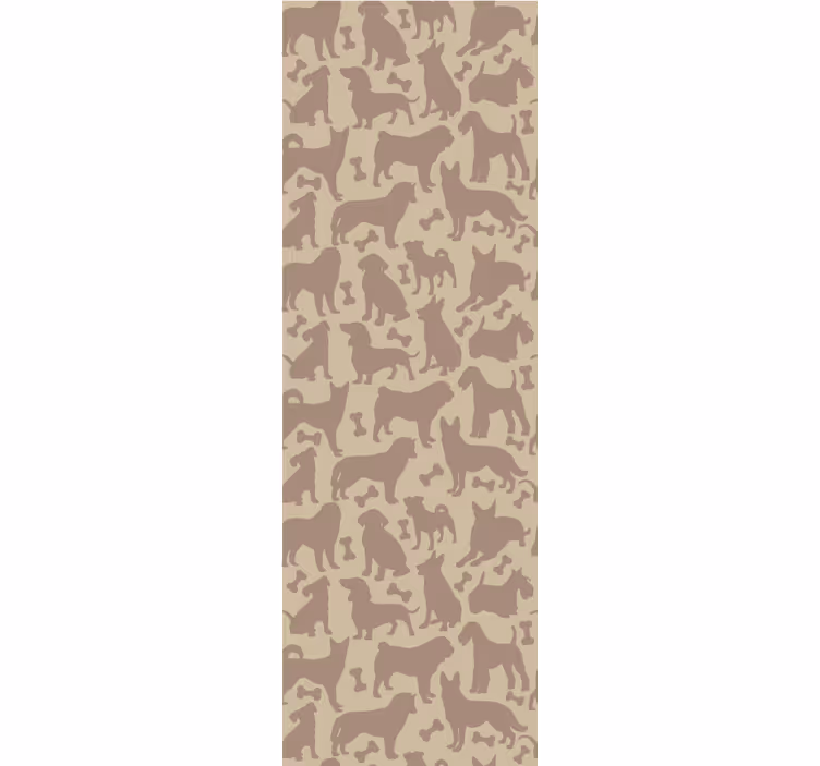 Feline Motifs dogs wallpaper - TenStickers