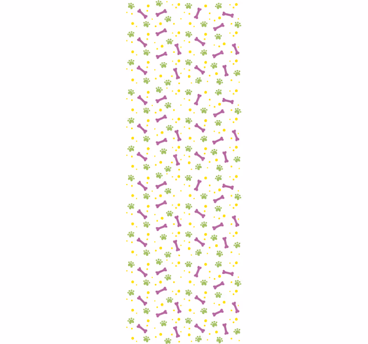 Floral Instrument Pattern bedroom wallpaper - TenStickers