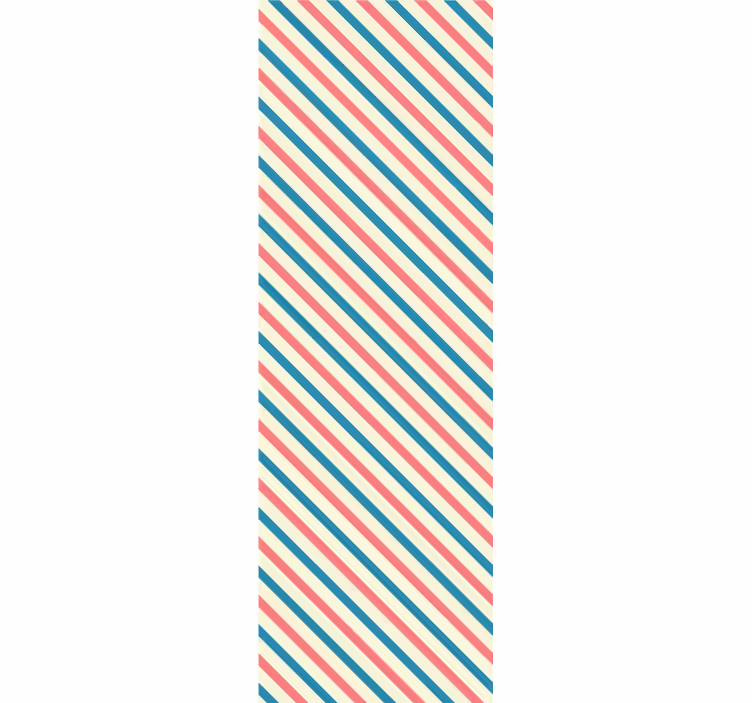 Diagonal Striped Pattern striped wallpaper - TenStickers