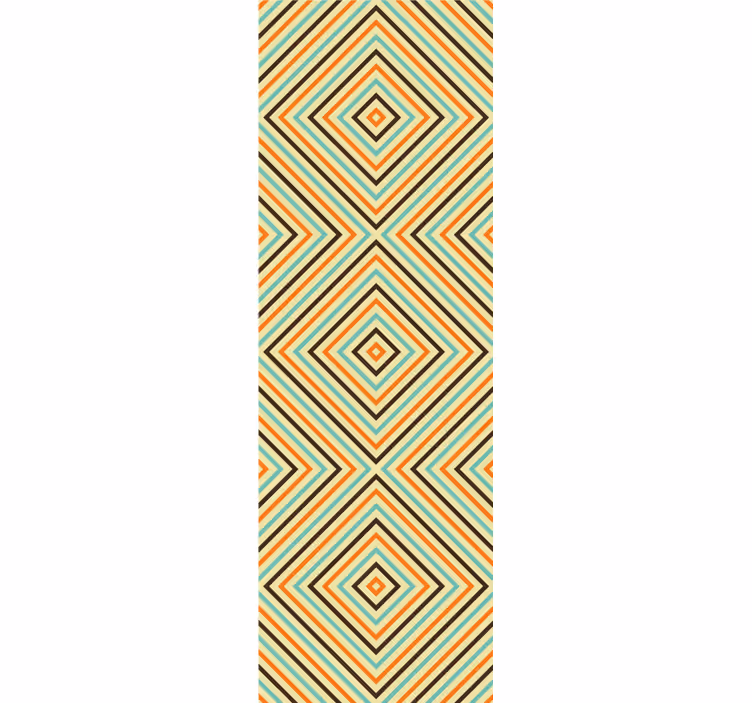 Geometric Rhombus geometric wallpaper - TenStickers