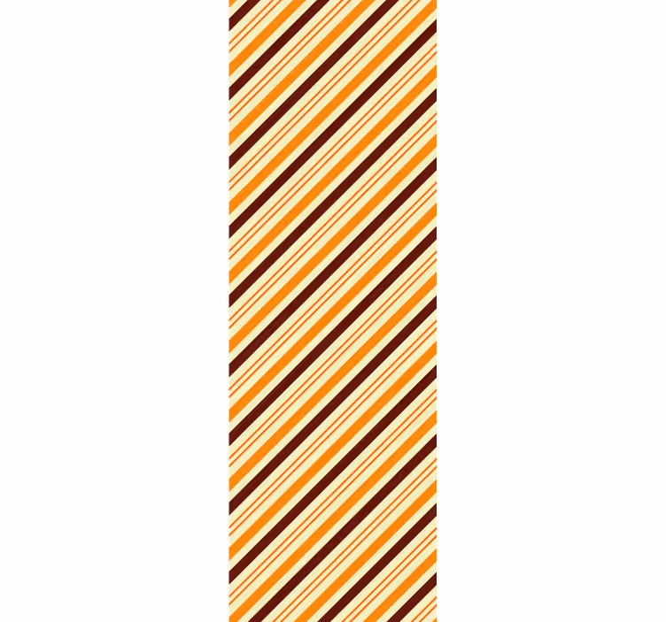 Diagonal Stripe Pattern horizontal striped wallpaper - TenStickers