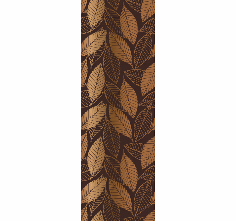 Autumn Leaf Motif leaf wallpaper - TenStickers
