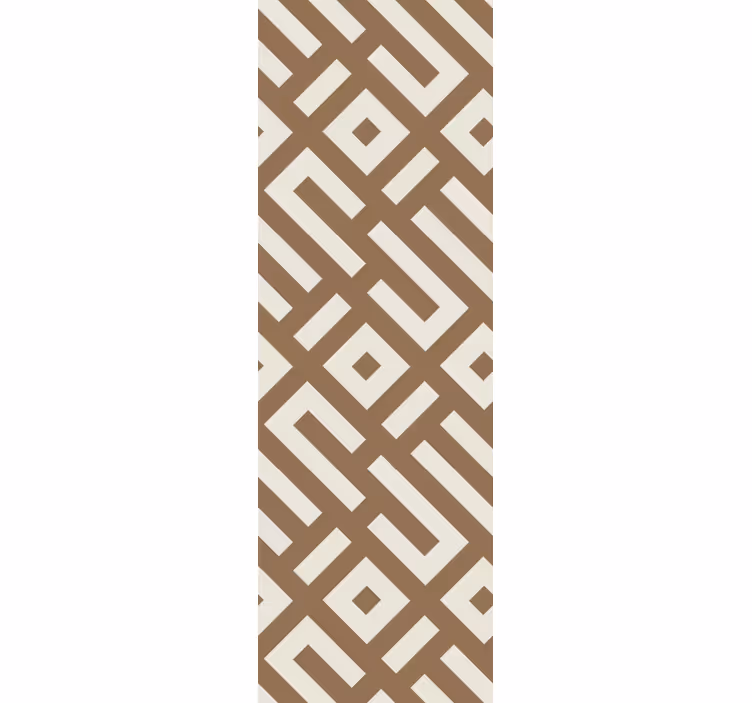 Angular Pattern geometric wallpaper - TenStickers