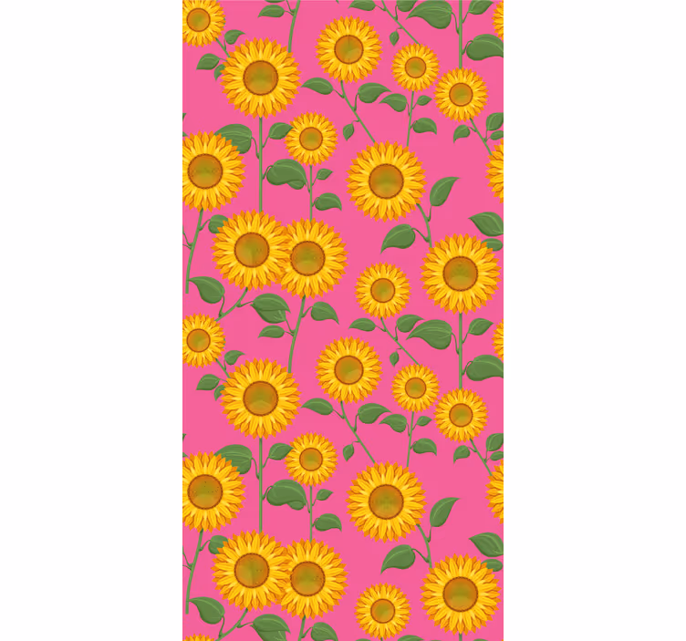 Vibrant Sunflower Display flower wallpaper - TenStickers