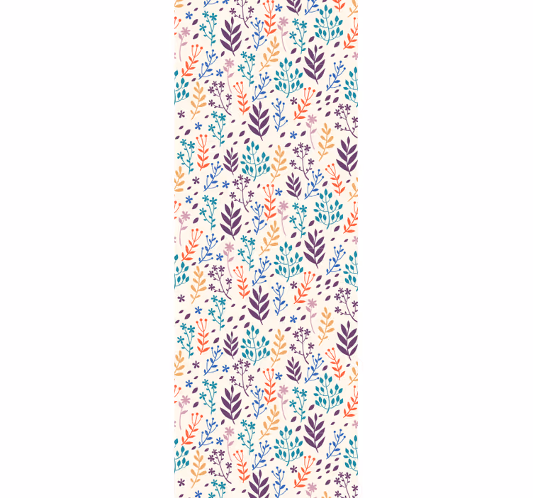 Autumnal Leaf Patterns leaf wallpaper - TenStickers