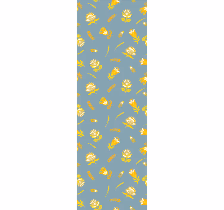 Floral Delight flower wallpaper - TenStickers