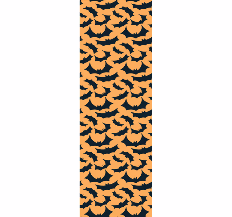 Halloween Bats Pattern halloween wallpaper - TenStickers