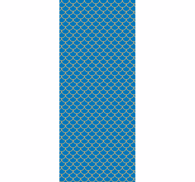 Geometric Scales geometric wallpaper - TenStickers