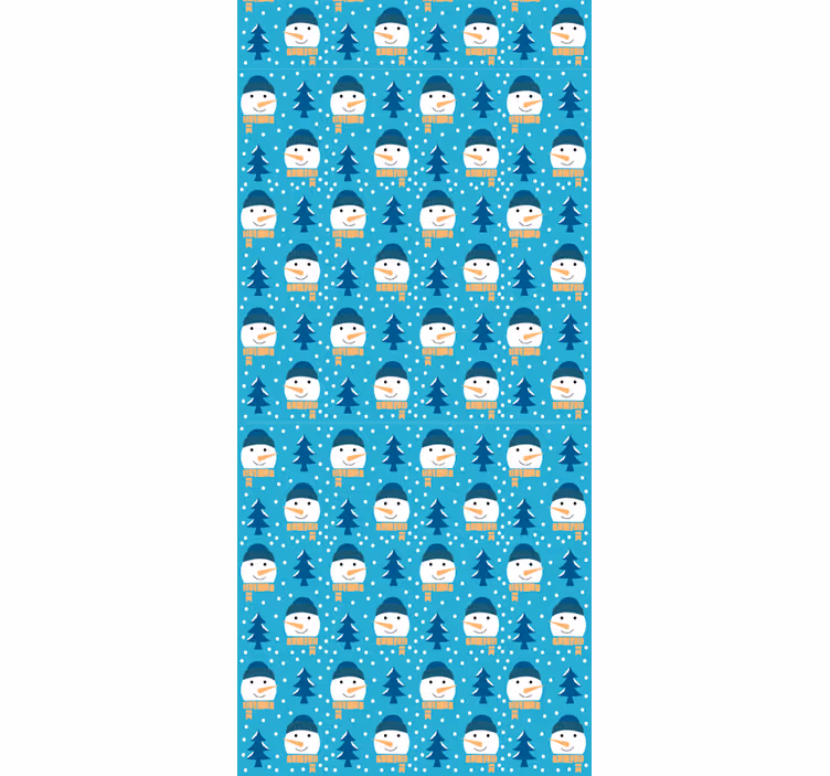 Nordic Snowscape scandinavian wallpaper - TenStickers