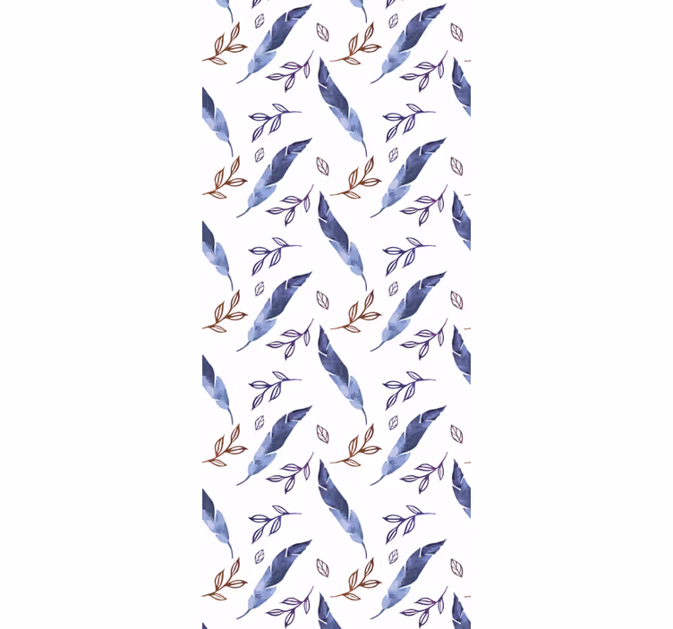 Floral Diagonal Pattern flower wallpaper - TenStickers