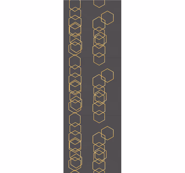 Geometric Linear Design geometric wallpaper - TenStickers