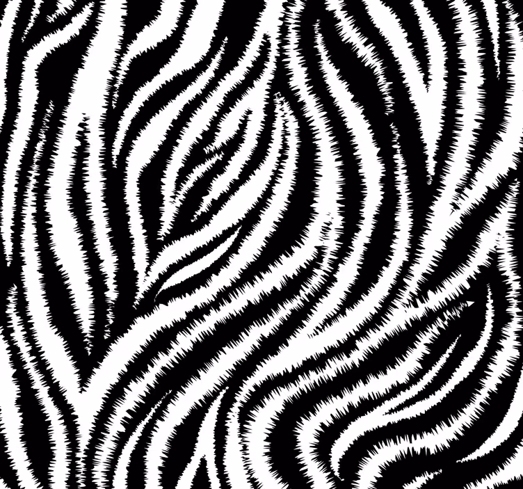 Zebra Swirls zebra wallpaper - TenStickers