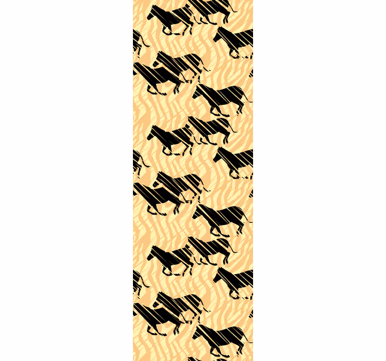 Zebra Pattern Motif animal wallpaper - TenStickers