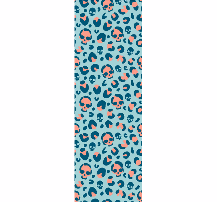 Skulls Pattern halloween wallpaper - TenStickers