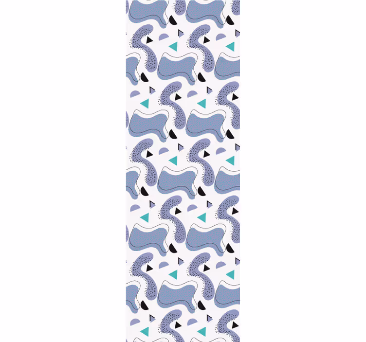 Abstract Shapes Ensemble abstract wallpaper - TenStickers