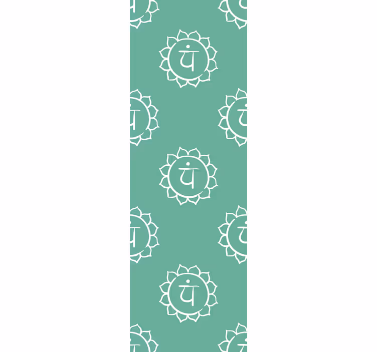 Sunshine Mandala ornamental wallpaper - TenStickers