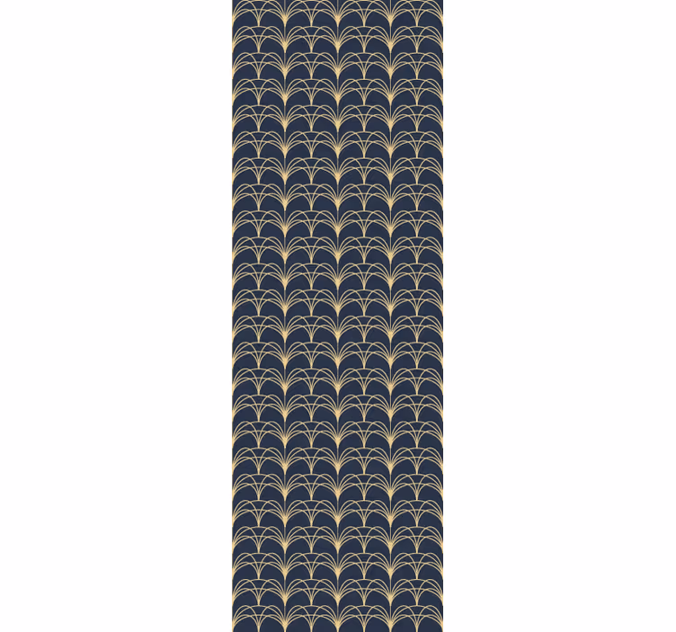 Art Deco Arcs geometric wallpaper - TenStickers