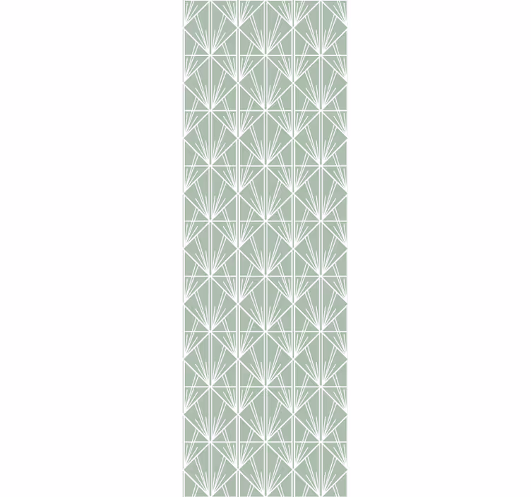 Art Deco Inspired geometric wallpaper - TenStickers