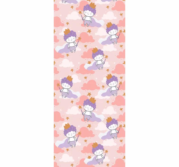 Cherubic Fantasy nursery wallpaper - TenStickers