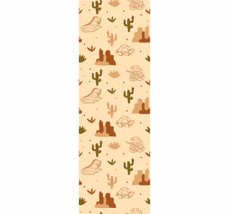 Desert Fauna Theme animal wallpaper - TenStickers