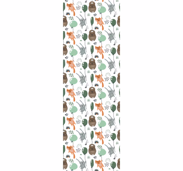 Forest Animal Motifs animal wallpaper - TenStickers