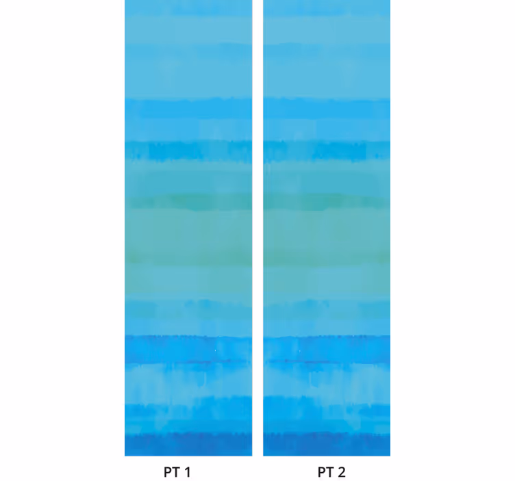 Horizontal Stripes Panorama horizontal striped wallpaper - TenStickers