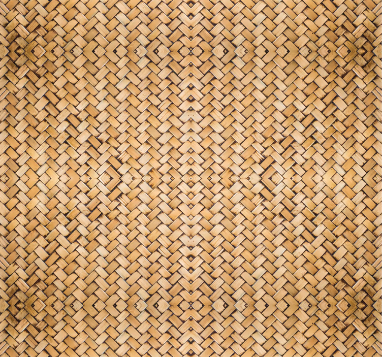 Woven Texture wood wallpaper - TenStickers