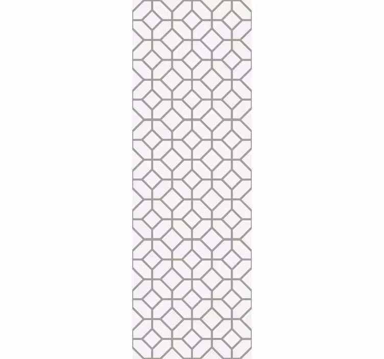 Squarred Hamptons pattern square wallpaper - TenStickers