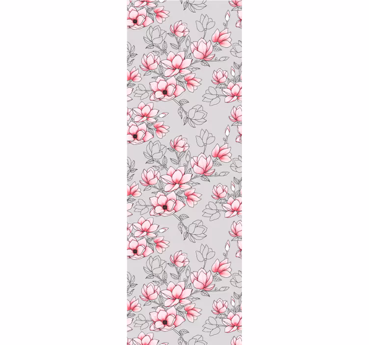 Magnolia Floral Design flower wallpaper - TenStickers