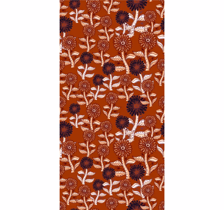 Vibrant Floral Arrangement flower wallpaper - TenStickers
