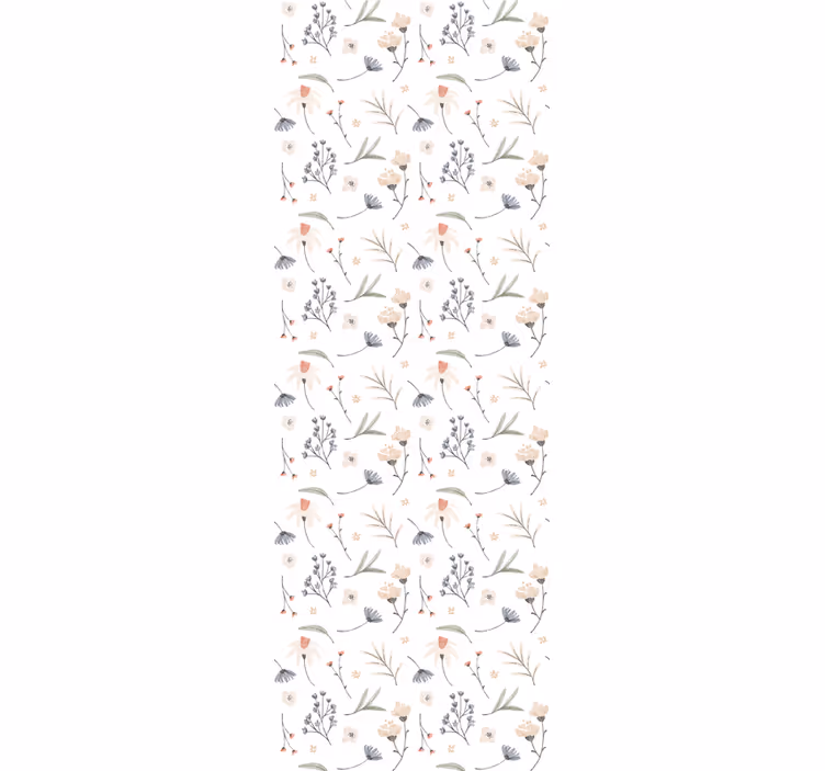 Delicate floral arrangement flower wallpaper - TenStickers