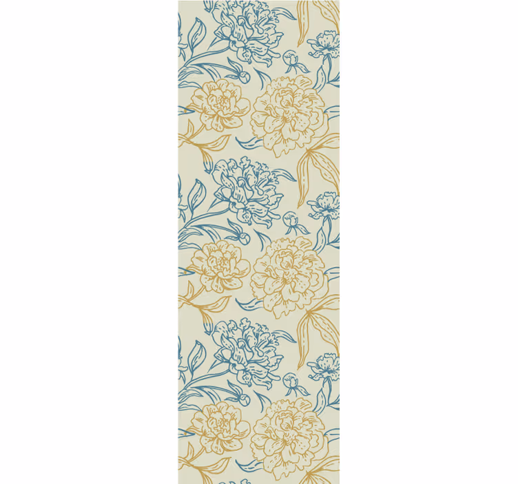 Floral Inspiration flower wallpaper - TenStickers