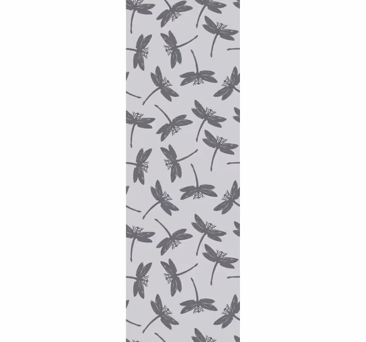 Dragonfly Pattern animal wallpaper - TenStickers