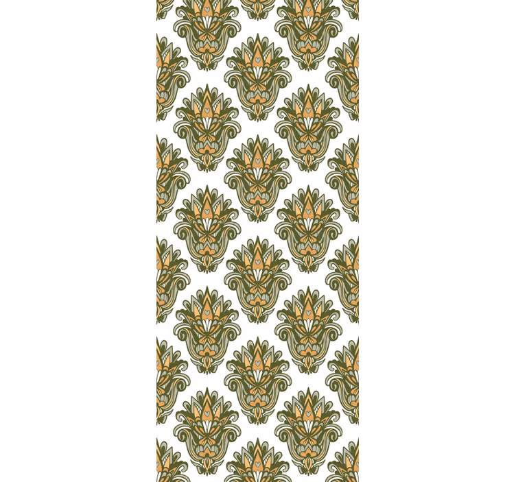 Floral ornament wallpaper elegant floral design - TenStickers