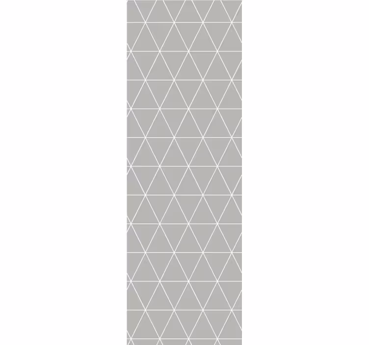 Geometric wallpaper gray elegant triangles - TenStickers