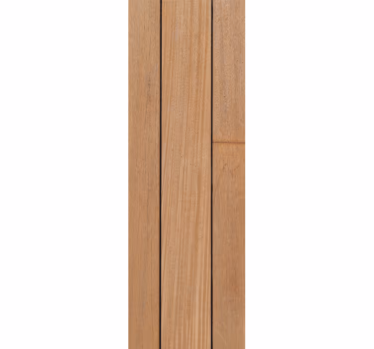 Brown simple planks wood wallpaper - TenStickers