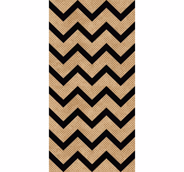 Chevron Zigzag Style geometric wallpaper - TenStickers