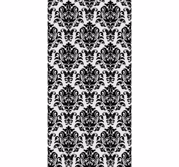 Hollywood-regency classic ornamental wallpaper - TenStickers