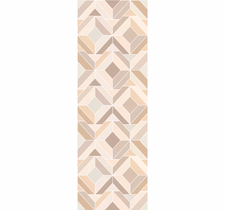 Shapes wallpaper beige layered shapes - TenStickers