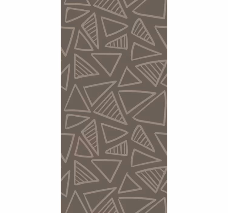 Stylish Triangle Pattern geometric wallpaper - TenStickers