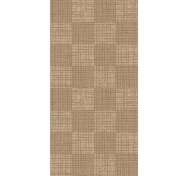 Scandinavian caramel square Bedroom Wallpaper - TenStickers