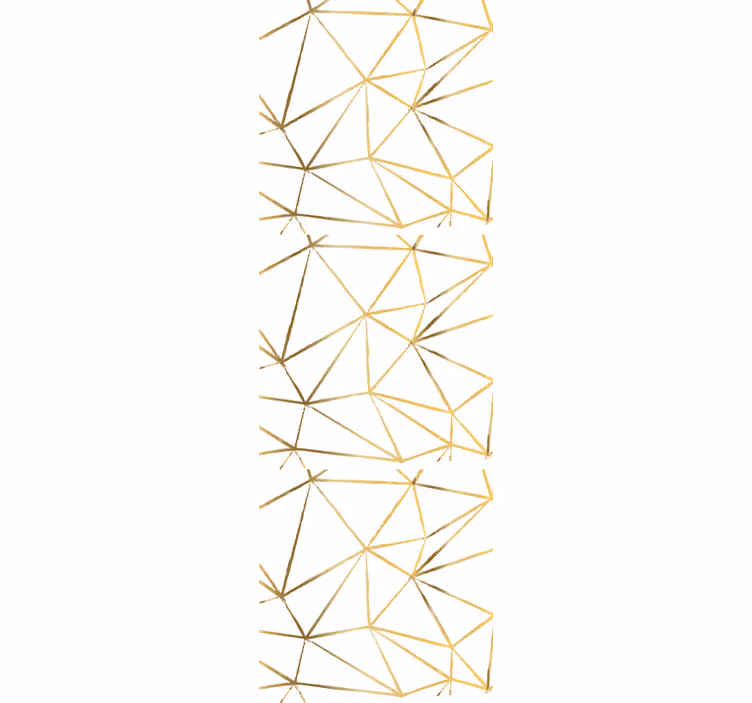 Golden paint with white background wallpaper - TenStickers