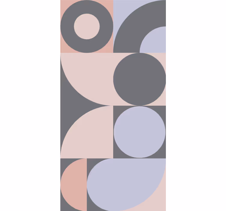 Geometric wallpaper modern understated design - TenStickers