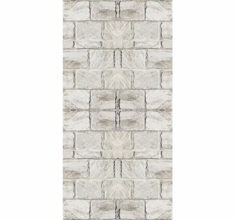 Organise brick pattern stone wallpaper - TenStickers